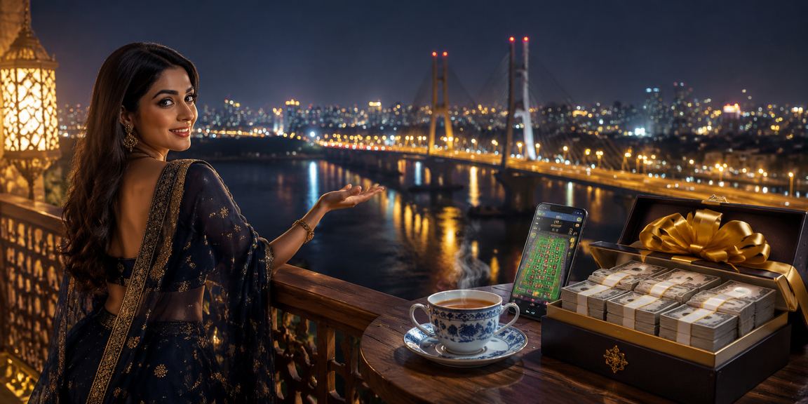 রাজশাহী মোবাইল ক্যাসিনো গেম খেলার দৃশ্য
